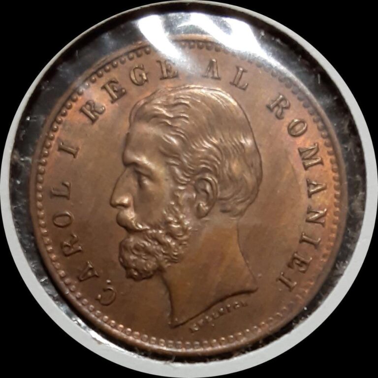 Read more about the article Romania 1900  2 bani  old world coin  #4284 Unc. some original red