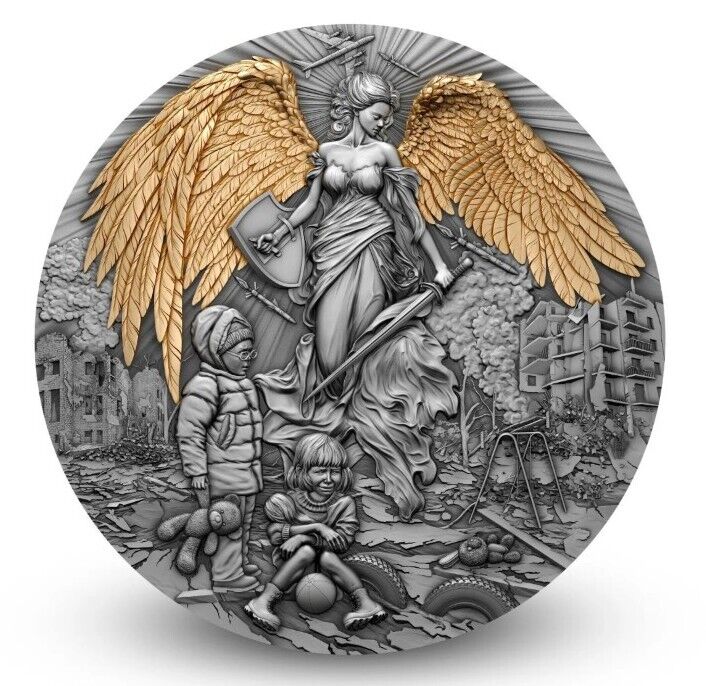 Read more about the article 2023 – Cameroon – 2000 francs – GUARDIAN ANGEL 2oz Silver Coin