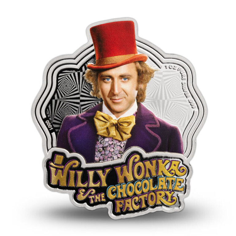 Read more about the article 2024 1 oz Reverse Proof Samoa Silver Willy Wonka Coin (Box  CoA)