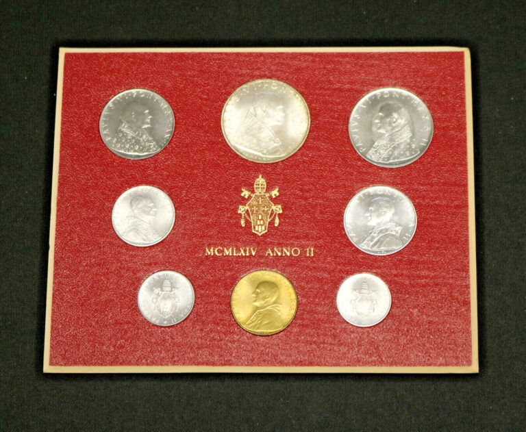 Read more about the article Vatican City 1964 8 Coin Mint Set   B418