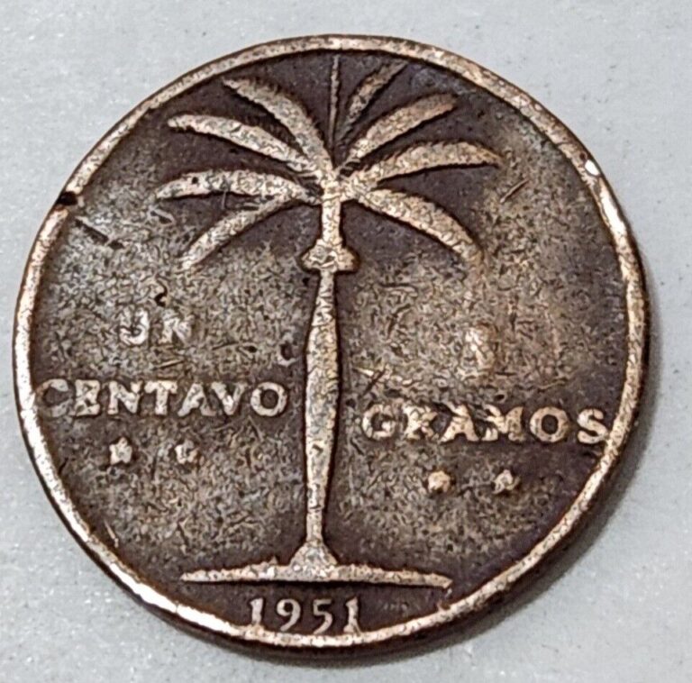 Read more about the article DOMINICAN REPUBLIC 🇩🇴 ONE (1) CENTAVO COIN 1951 (TRUJILLO ERA)
