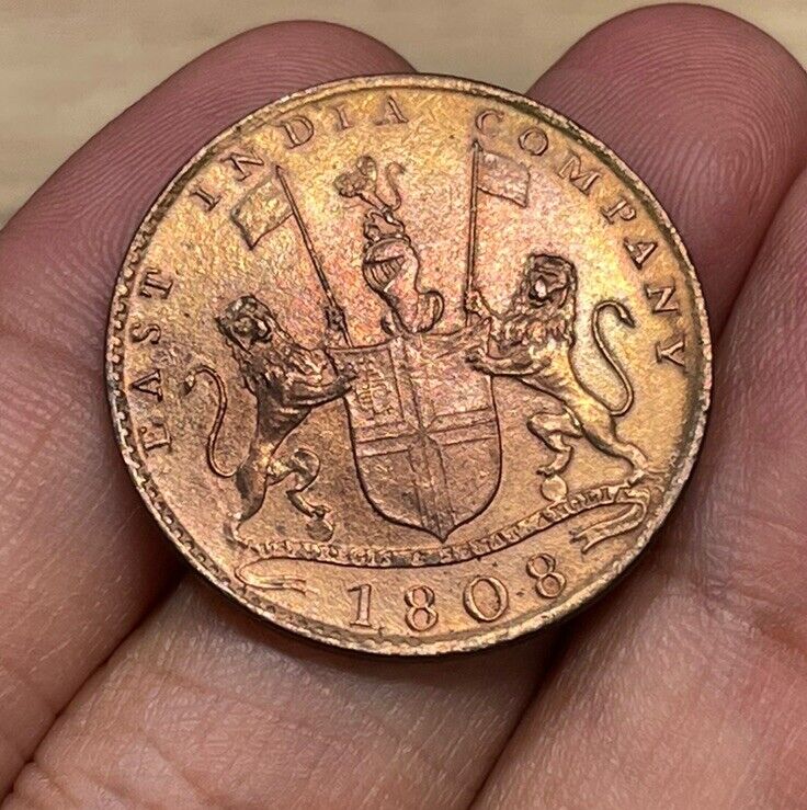 Read more about the article 1808 East India Company 5 Cash Coin