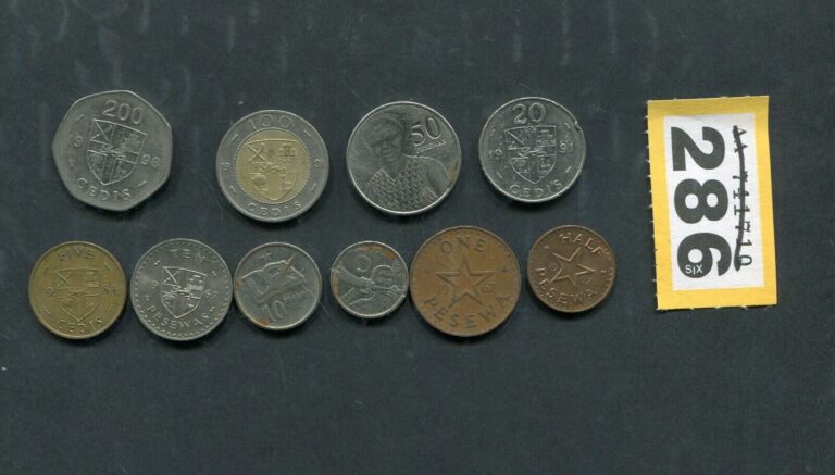 Read more about the article Lot of  10    coins of    Ghana