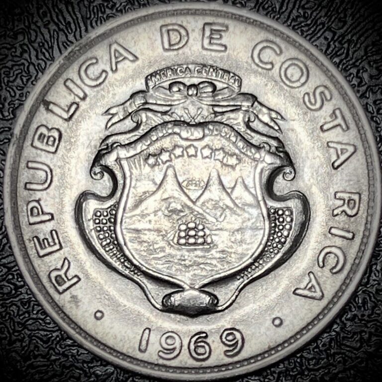 Read more about the article Costa Rica 1969 – 25 Centavos – KM#188