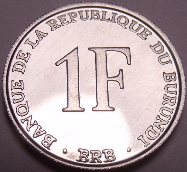 Read more about the article Gem Unc Burundi 1993-PM 1 Franc~Last Year Ever Minted~Free Shipping