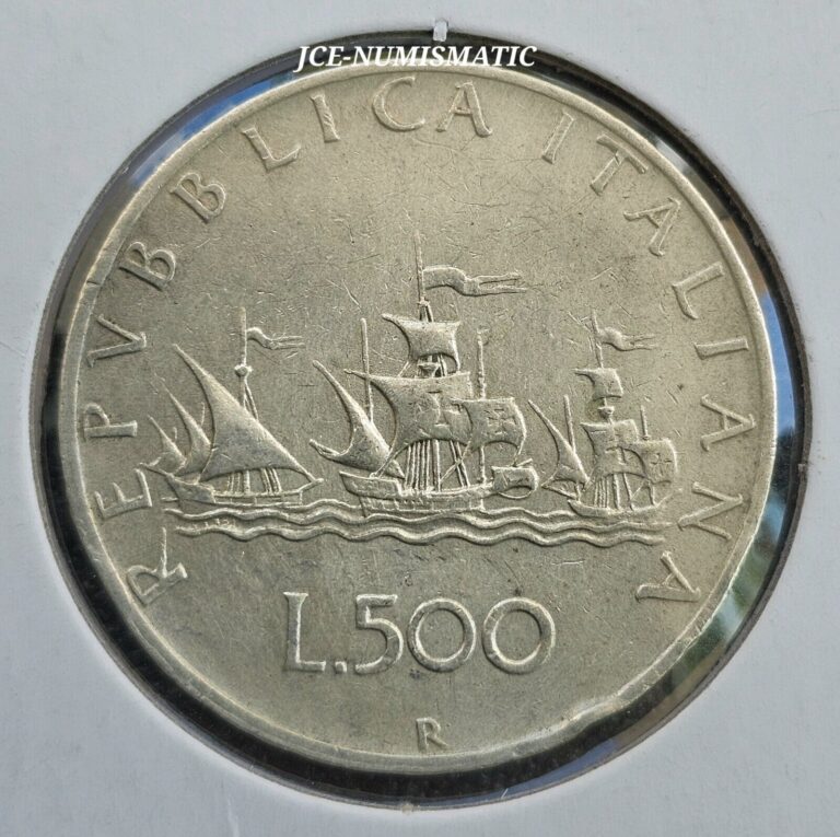 Read more about the article 1964 –  500 Lire Italy Coin – Silver 0.835 – Beautiful Condition!!! – KM# 98