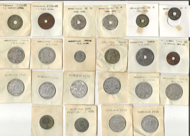 Read more about the article Vietnamese Coins Collection – 22 Total Coins – 1800’s/1964
