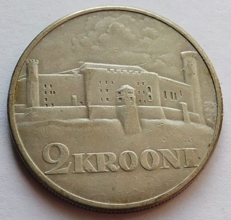 Read more about the article 1930 Estonia 2 Krooni Silver coin  Toompea Fortress at Tallinn