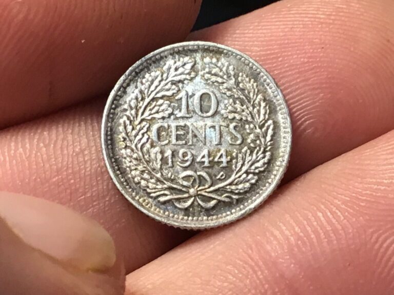 Read more about the article 1944 Netherlands 10 Cents  World Silver Coin