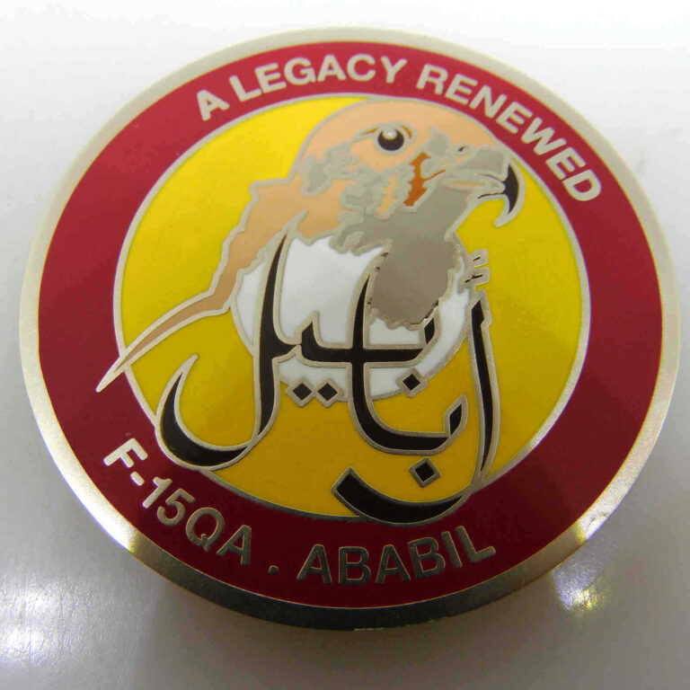 Read more about the article A LEGACY RENEWED F-15QA ABABIL QATAR EMIRI AIR FORCE CHALLENGE COIN