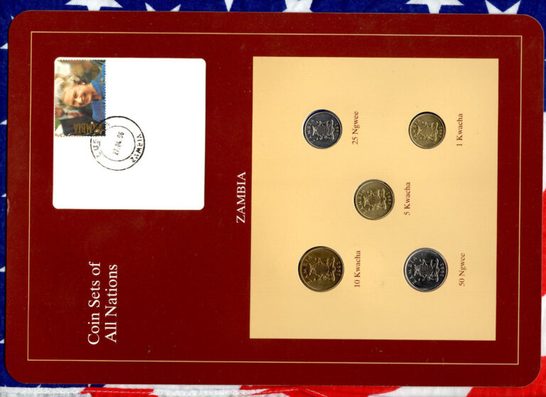 Read more about the article Coin Sets of All Nations Zambia UNC 25 50 Ngwee  1 5 10 Kwacha 1992