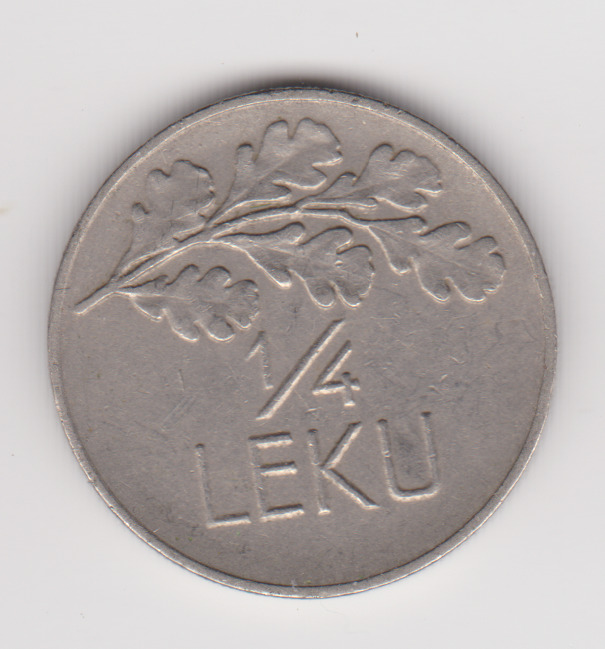 Read more about the article 1926 Albania ¼ Lek KM#3 | Lion Latin SHQIPNI 1/4 Leku Albanian Coin