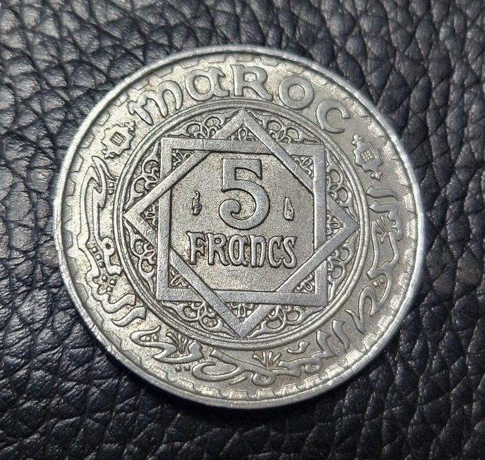 Read more about the article 1951 Morocco 5 Francs Coin