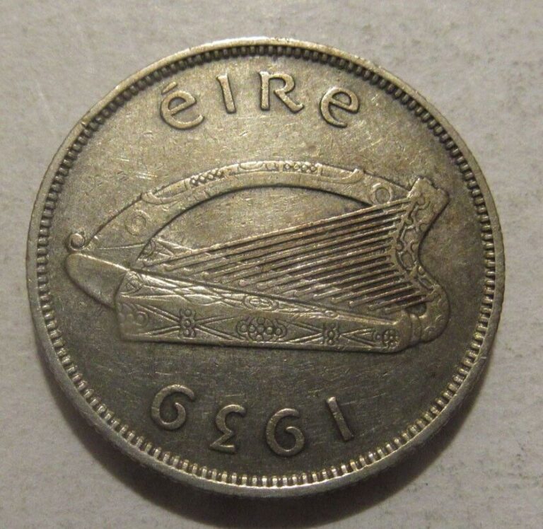 Read more about the article 1939 Silver Ireland One Florin   WCS 86