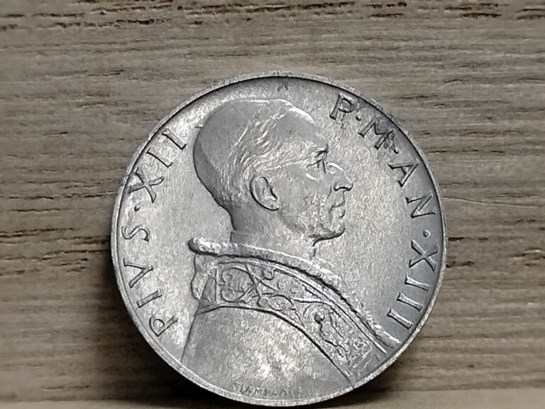 Read more about the article 1951 5 Lira Vatican City Coin (Pius XII)