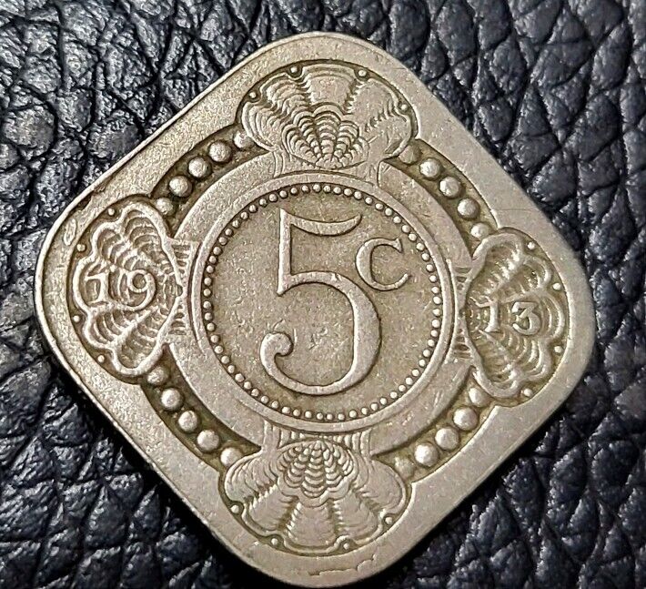 Read more about the article 1913 Netherlands 5 Cents Coin