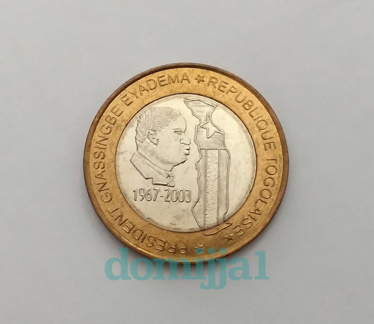 Read more about the article 2003 Togo 6000 CFA-4 Africa  Coin  KM #22 Uncirculated / Bi-Metal