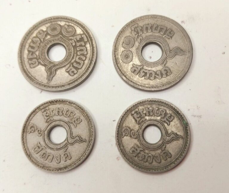 Read more about the article Antique Siam Thailand Satang Coins  1908-1937