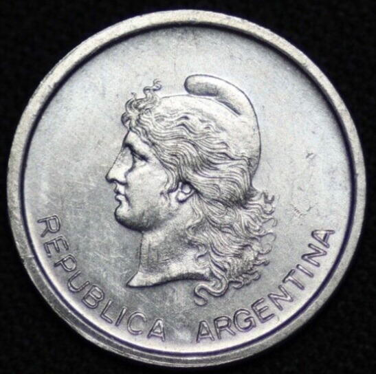 Read more about the article ARGENTINA ~ 1983 ~ 1 Centavo ~ AU++ ~ Quality World Coin ☘️ V -#555 ☘️