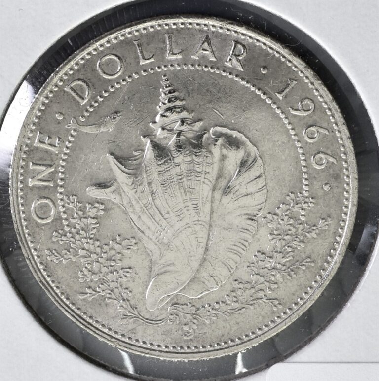 Read more about the article 1966 Bahama Islands 1 Dollar .800 Silver Coin – ASW 14.51 grams UNC ~ *M525