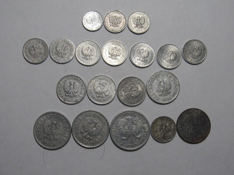 Read more about the article Lot of 19 Different Obsolete Poland Coins – 1949 to 1989 – Circulated