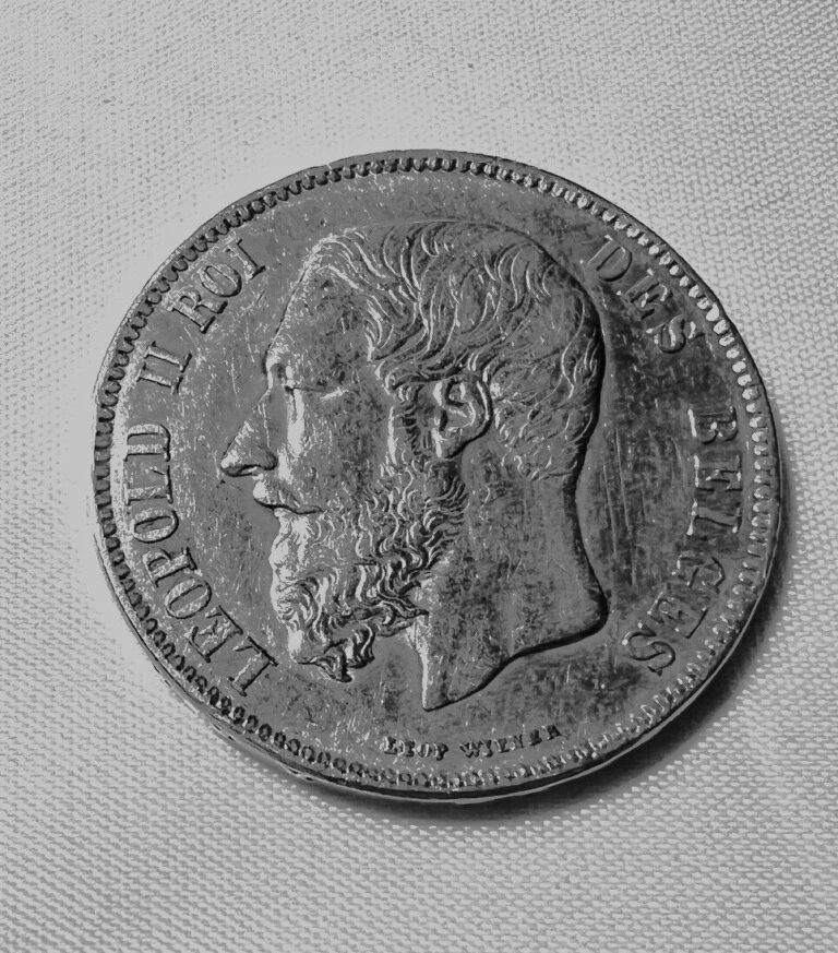 Read more about the article 1870 5 Fr SILVER BELGIAN LEOPOLD 11