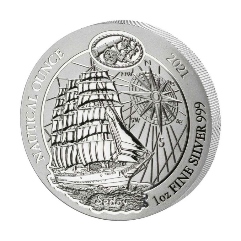 Read more about the article 2021 Rwanda Nautical Ounces – Sedov 1 oz Silver RWF Franc50 Coin GEM BU