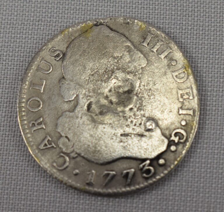 Read more about the article 1773 – CAROLUS III Silver SPANISH COIN