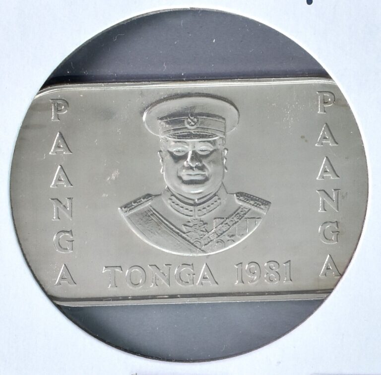 Read more about the article Tonga ~ 1981 ~ One PA’ANGA Coin ~ Silver Proof ~ UNC BU Condition ~ *M240