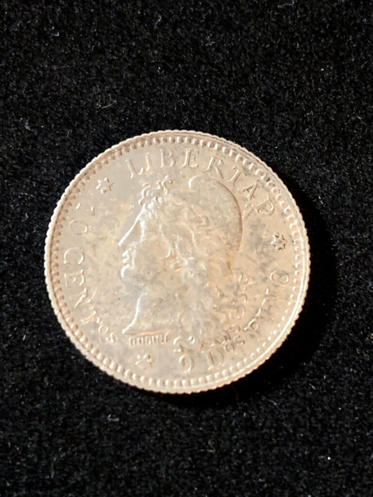 Read more about the article Argentina 1883 Silver 10 Centavos Coin