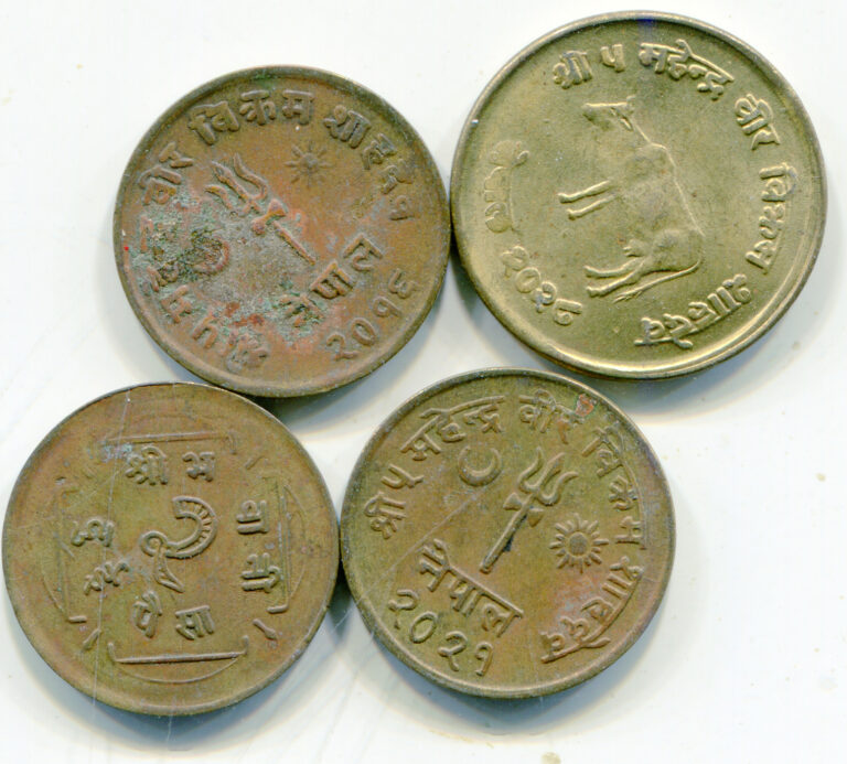 Read more about the article Nepal  lot of (3) vintage coins   lotmar8564