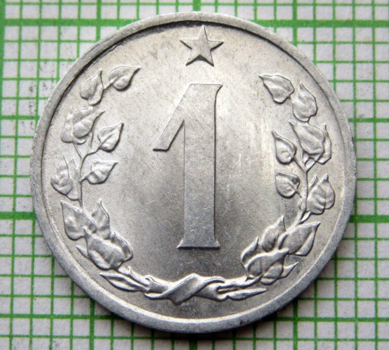 Read more about the article CZECHOSLOVAKIA 1962 1 HALER  ALUMINIUM UNC