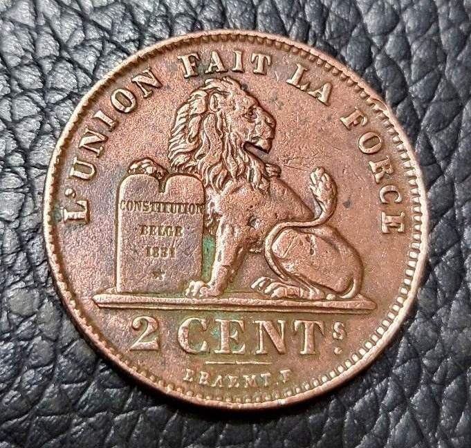 Read more about the article 1912 Belgium 2 Cents Coin