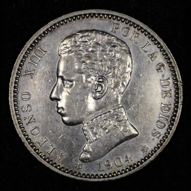 Read more about the article 1904 Spain Silver Peseta