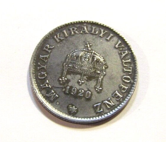 Read more about the article Hungary 1920-KB 20 Filler Iron Coin