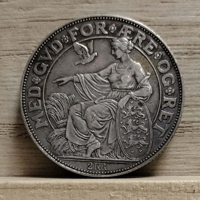 Read more about the article 1902 P 2 KronerDenmark Silver Coin King Christian IX 25th Anniversary