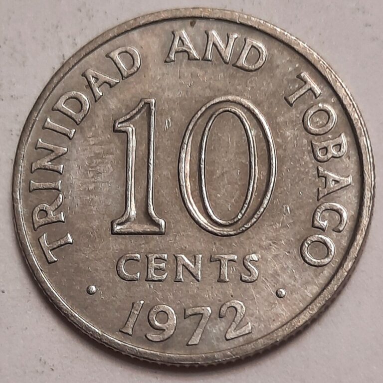 Read more about the article ONE CENT COINS: 1972 Trinidad and Tobago 10 Cents Coin