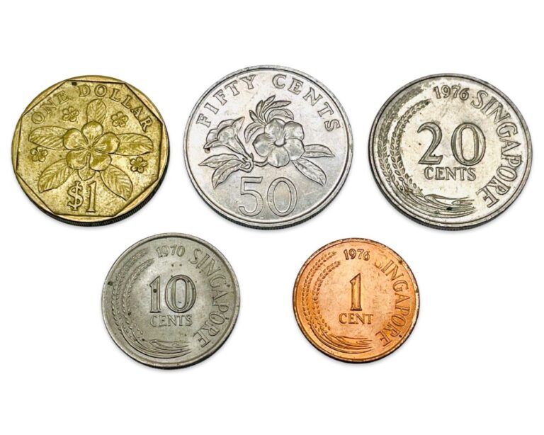 Read more about the article Lot of 5 Different Singapore Coins – Mixed Dates #SEA101010S