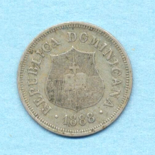Read more about the article Dominican Republic 1888 A 1 1/4 Centavos Very SCARCE  XF    FREE SHIP