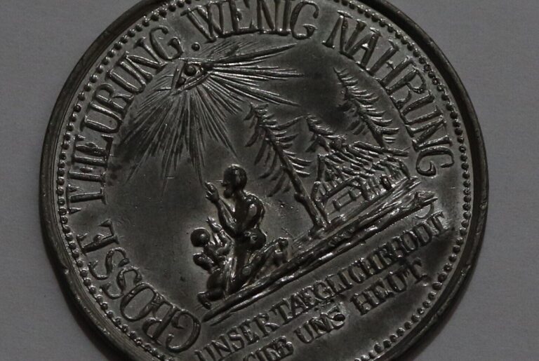 Read more about the article 🧭 🇵🇱 🇩🇪 POLAND GERMANY SILESIA 1847 FAMINE MEDAL HIGH GRADE VER RARE 42mm B