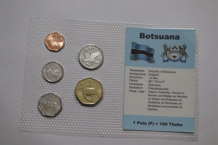 Read more about the article 🧭 🇧🇼 BOTSWANA SEALED MINT SET B68 #116