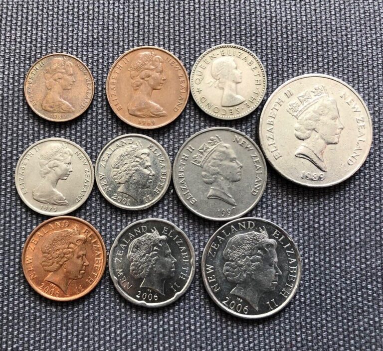 Read more about the article New Zealand 🇳🇿 Lot Of 10  World Foreign Coins