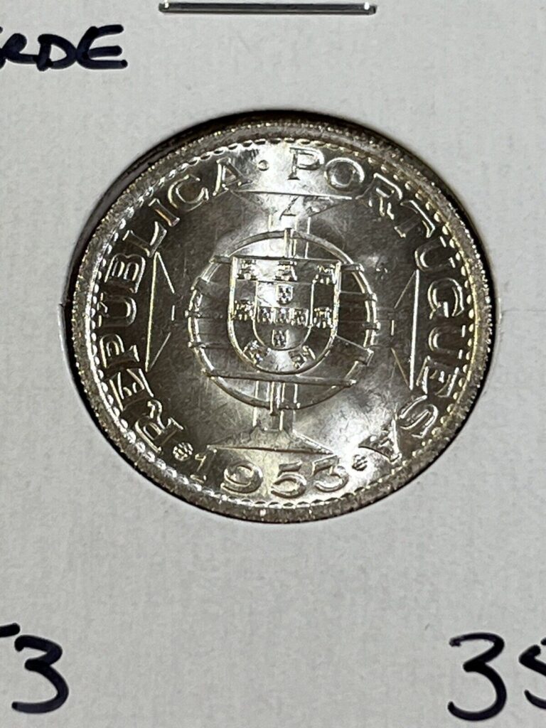 Read more about the article 1953 Cape Verde 10 Escudos Silver Coin Low Mintage