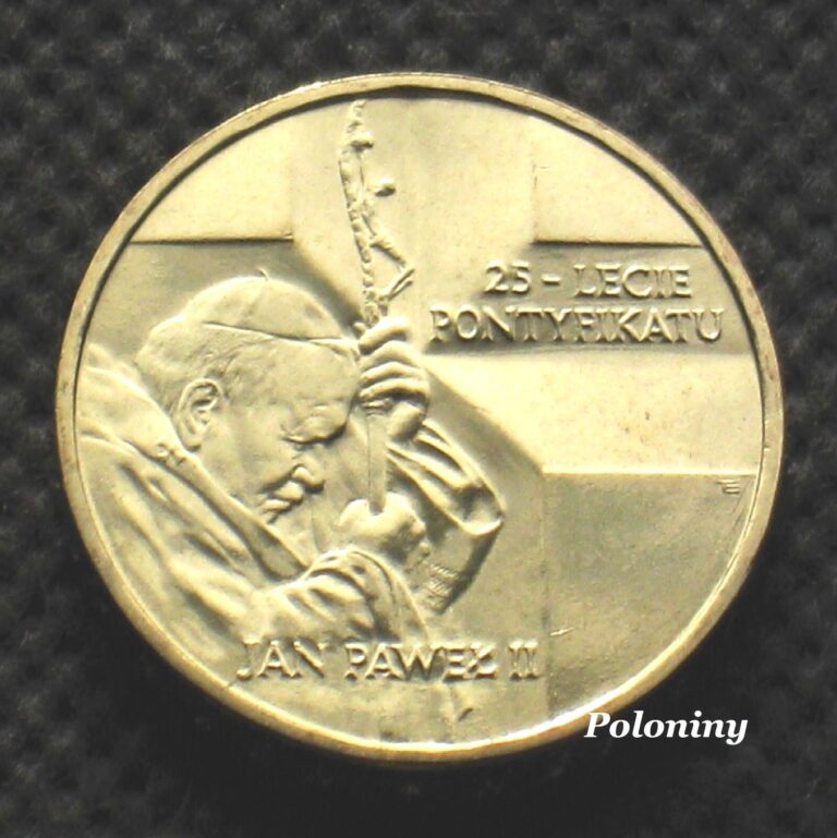 Read more about the article COMMEMORATIVE COIN OF POLAND – 25 YEARS OF PONTIFICATE POPE JOHN PAUL II (MINT)