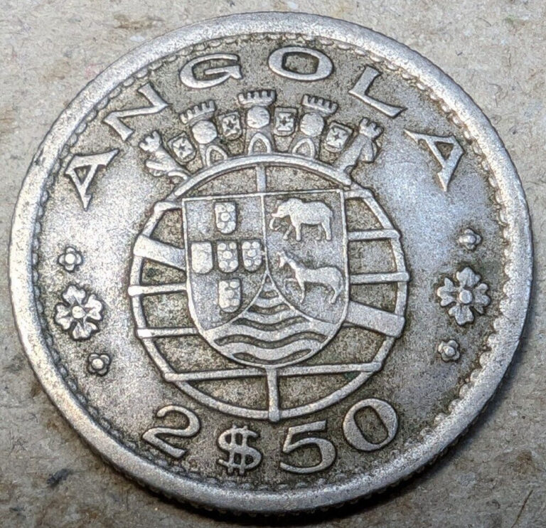 Read more about the article Angola 2 1/2 2.50 escudos 1953