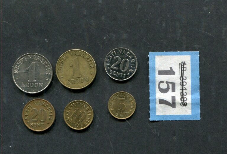 Read more about the article Set of   6  coins   of  Estonia