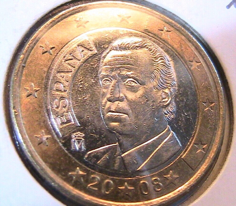 Read more about the article 2008 Spain 1 Euro BU Unc Lustrous Original European Union Espana Coin