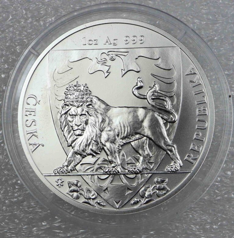 Read more about the article Niue $2 2020 Czech Republic Lion 1 Oz 999 Silver Bullion coin  [228