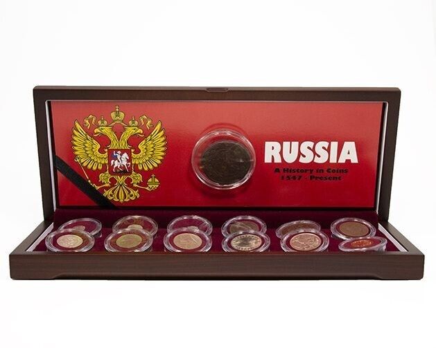 Read more about the article The History of Russia: Ivan the Terrible – Vladimir Putin. (13-Coin Boxed Set)