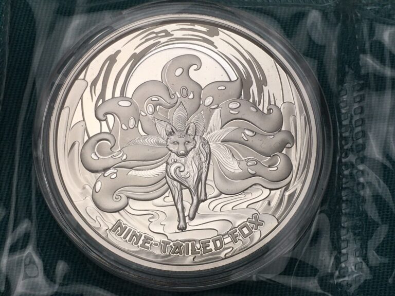 Read more about the article 2023 Samoa Nine-Tailed Fox 1 oz Silver Uncirculated Coin Mint Sealed!